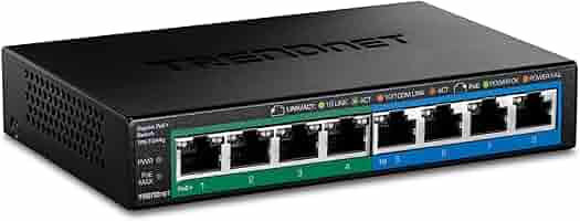 Amazon.com: TRENDnet 8-Port Gigabit GREENnet PoE+ Switch